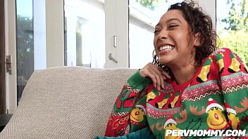 Preview 1 of India F4 - Stepsister Sarah Lace and Stepmom Misty Stone Fucks STEPSON