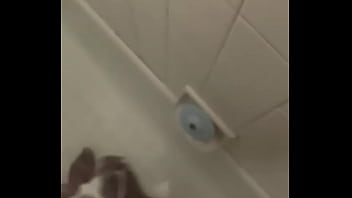 Preview 4 of Dating Flashing White Women - Dick bigger than average flaccid in shower