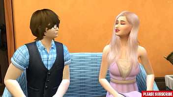Preview 1 of Xxnx England - Blonde stepmom helps stepson fuck for the first time ||  step-mom teaches stepson how to fuck