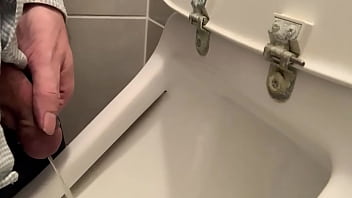 Preview 2 of Hot Bhabi Sex Indian - Me pissing in a urinal