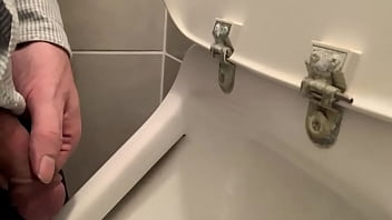 Preview 3 of Hot Bhabi Sex Indian - Me pissing in a urinal