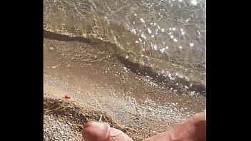 Preview 2 of Vargin Sex Full Vedio - ibizabigcock cumshot on the beach in ibiza