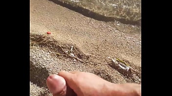 Preview 4 of Vargin Sex Full Vedio - ibizabigcock cumshot on the beach in ibiza