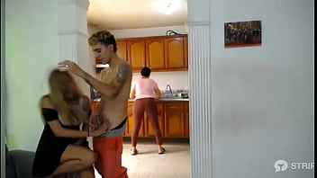 Preview 4 of British Stabe - Milf and Girlfriend Dual Fun