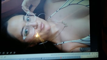 Preview 2 of Bingo Livexxxx - Cumtribute on a big titty Latina
