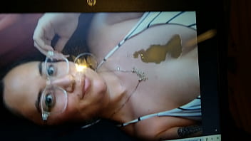 Preview 3 of Bingo Livexxxx - Cumtribute on a big titty Latina