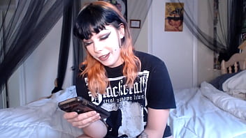Preview 3 of New Xxx Vedao - Big Tiddy Goth GF rates my cock