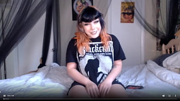 Preview 1 of New Xxx Vedao - Big Tiddy Goth GF rates my cock