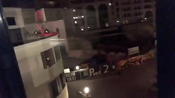 Preview 1 of Schirl Girl - Amateur guy playing with his cock in front of a window