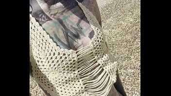 Preview 2 of Tudela Mis Occ Scandal - I love to be on the beach and bath my tattoos in the cold sea. You too? ️️ Let&rsquo_s soak up the sun and show...