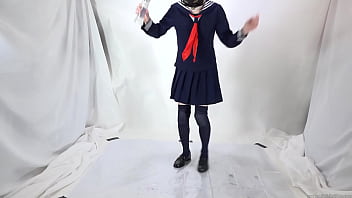 Preview 3 of Moria Mills - A girl who is about to slip and fall on a slimy floor