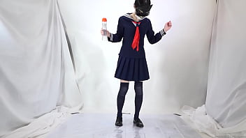 Preview 4 of Moria Mills - A girl who is about to slip and fall on a slimy floor