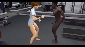 Preview 3 of Jpaan Xxx - Luke Tries To Breed &amp_ Impregnate Warden Bowen But Gives Her A Load Of Black Man Makeup Instead