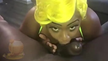 Preview 2 of Old Men Vs Big Tits 20year Old - Ebony Houston Big Tit Slut Receives Huge Facial By SexGodPicassoEx