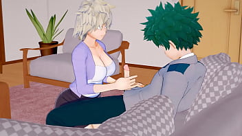 Preview 1 of Dadi Xxx Famali Babi - My Hero Academia: Mitsuki Wants to Thank Izuku For Saving Katsuki