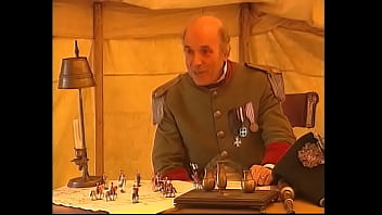 Preview 3 of Rape New Xx - On the eve of Waterloo battle ,  an old general-revisionist  presents Napoleon with a gift of two prostitutes,  serviced by him and young adjunct