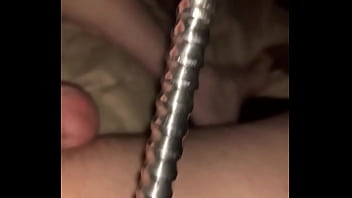Preview 4 of Egun 2 Xhamster Com - It&rsquo_s me again,  trying to cram a 1/2 &ldquo_ Rod in my cock