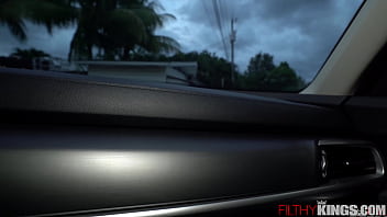 Preview 1 of Horse Ball - Hot Asian Gets Fucked in the Back of the Car