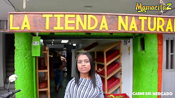 Preview 1 of Small Skinny Granny Solo - CARNE DEL MERCADO - #Luisa Chocolate - Sexy Ebony Latina Loves It Hard And Deep