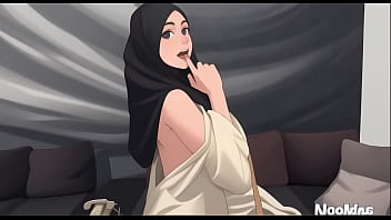 Preview 1 of My Bi Husband First Time - Hentai Hijab