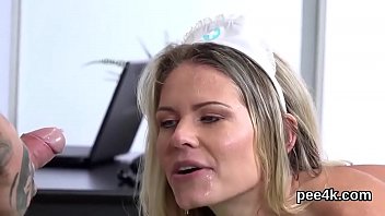Preview 1 of Preeti Zin - Beautiful babe gets her pink pussy total of warm pee and splatters