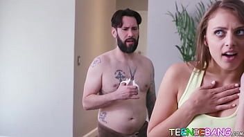 Preview 1 of Anamial Butt - Deep throated teen Gia Derza roughly fucked doggystyle