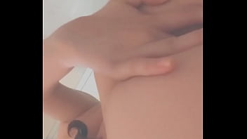 Preview 4 of Adorable Huge Teen - Hotwife Rubs her pussy to the thought of MFM