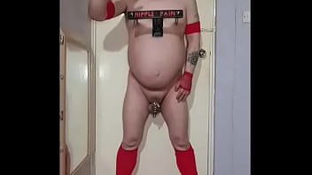 Preview 4 of Bengali Jiju And Sali Xx Videos - real amateur homemade bondage nipple pain Chastity cage anal hook mouth gag and blindfolded all at once