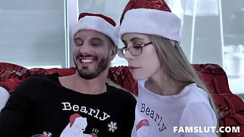 Preview 1 of Search Morning Couple - Step Sister Ariana Marie Fucks With Step Brother on Christmas