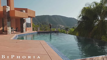 Preview 1 of Pain Anal Gang Rape - BiPhoria - Married Couple Both Want To Fuck The Pool Boy