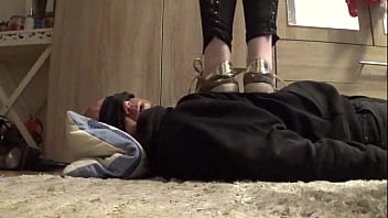 Preview 2 of Cheat Wife Husband Friend - trampling