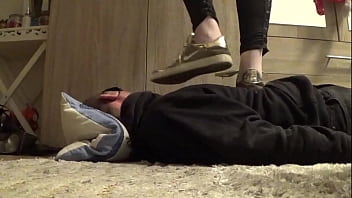 Preview 4 of Cheat Wife Husband Friend - trampling