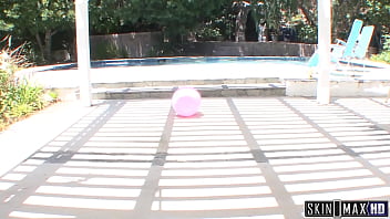 Preview 1 of Ninja Xxx Porn - Teen Mika Loses Her Ball &amp_ Drains Her Neighbors