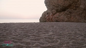 Preview 1 of Nnnxxxnnn Baby - GIRLFRIENDS HAVING SEX AT SUNRISE ON A PARADISE BEACH