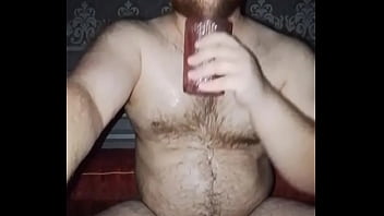 Preview 3 of Xxxl Porno Hardcore - The first video in 2025! Russian gay man eats fresh CUM that he just drained from his COCK!
