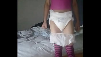 Preview 4 of Kabadkhana Xxx - Diaper Humiliation - Loser can`t touch into her diaper