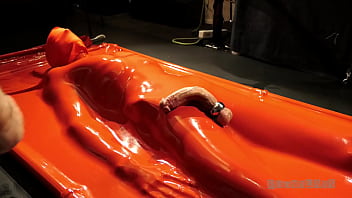 Preview 1 of Molesting - Boundlads - Senstitive Slave in Vacbed