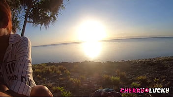 Preview 3 of Janpan Mom Anal - Making perfect blowjob on the beach