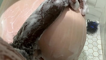 Preview 3 of My Brother Fuck Me When I Sleep - Stepsister shares shower with big dick stepbrother ! Why are you rubbing your dick playing on my ass like that
