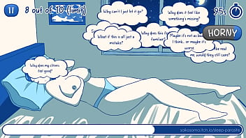Preview 4 of Son Like Pussy - TOUCH HERSELF WHILE SHE&#039_S SLEEP