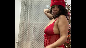 Preview 3 of Sex For Hindi Laungh - Anna Maria Mature Latina Bachata dance in red lingerie