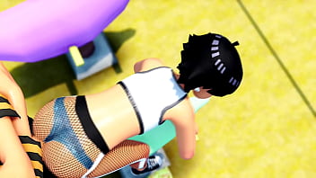 Preview 4 of Teen Busty Big But - Naruto hard dick in the ass delicious whore himawari anus penetrated and broken into by big dick in public square hot sex