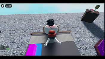Preview 1 of Teen Giral Sex - Whore fucks huge white boy Roblox Collab