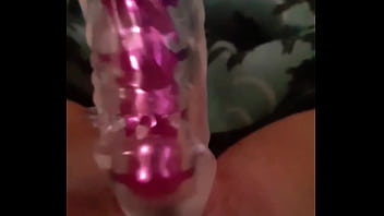 Preview 3 of Virgin Dfloratio Com - Wife with dildo again