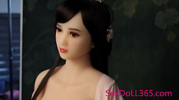 Preview 3 of Hardly Boob Sucking Video - 158 cm sex doll (Lesley)
