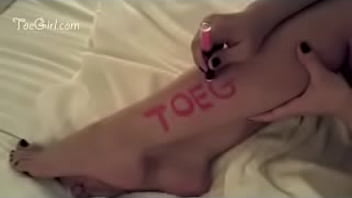 Preview 2 of Mandy Bright Plumber - Foot Fetish Model ToeGirl&#039_s Footsees Bare Feet,  Soles and Toes