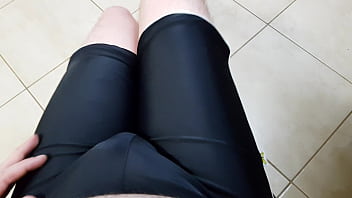 Preview 2 of Hq Porn Odno - Lycra Spandex Shorts