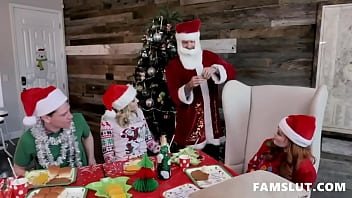 Preview 1 of Teacher Porimol Porn Video - StepFamily Group Sex on Christmas Evening