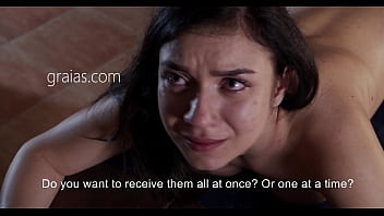 Preview 3 of Doutsch Lola - Sobbing bitch spanked with a cane