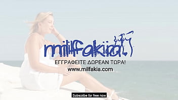 Preview 1 of Larkin Love Friends Mom Pov - Rosa gives head in the taxi &amp_ rides dick in the flat! Milfakia.com